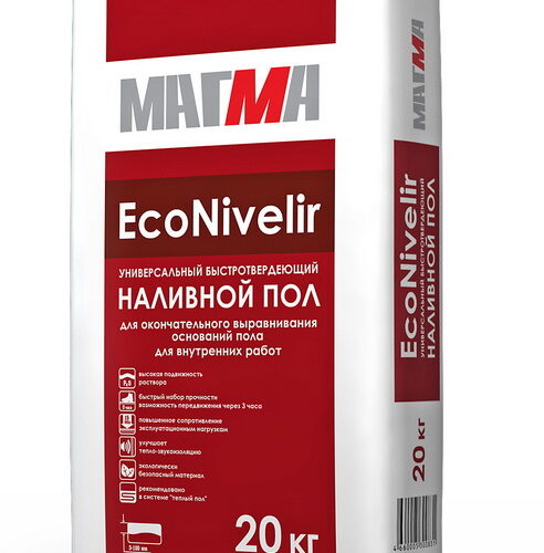 Универсальный быстротвердеющий наливной пол «EcoNivelir»