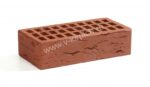 Кирпич лицевой керамический одинарный бордо руст М150 ГОСТ 530-2012