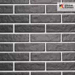 Клинкерная плитка Paradyz Scandiano Nero NF Гладкая 245x66x7.5 мм