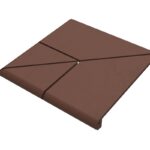 Ступень фронтальная Флорентийская 330х250х40х14мм Natural Brown