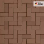 Клинкерная брусчатка ABC Schwarz Braun 200x100x52 мм