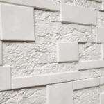 Декоративная гипсовая плитка Air Stone Индиана А23, белая — изображение 2