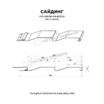 Сайдинг МЕТАЛЛ ПРОФИЛЬ СК-14х226 (ECOSTEEL_T-12-Дуб-0.45) — изображение 2