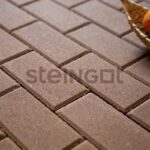 Тротуарная плитка Steingot Прямоугольник Коричневый (верхний прокрас), 200x100x60