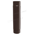 Труба соединительная МЕТАЛЛ ПРОФИЛЬ  PUR D100х1000 Ral 8017