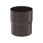 Соединитель трубы муфта Aquasystem D100 мм, GreenCoat Pural BT matt, RR 32 (коричневый)