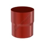 Соединитель трубы муфта Aquasystem D100 мм, GreenCoat Pural BT, RR 29 (красный)