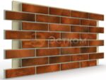 Термопанели на пенополиуретане с клинкером BestPoint Retro Brick Chili — изображение 2