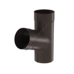 Тройник Aquasystem D100 мм, GreenCoat Pural BT matt, RR 32 (коричневый)