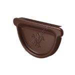 Заглушка Aquasystem D150 мм, GreenCoat Pural BT, RAL 8017 (коричневый)